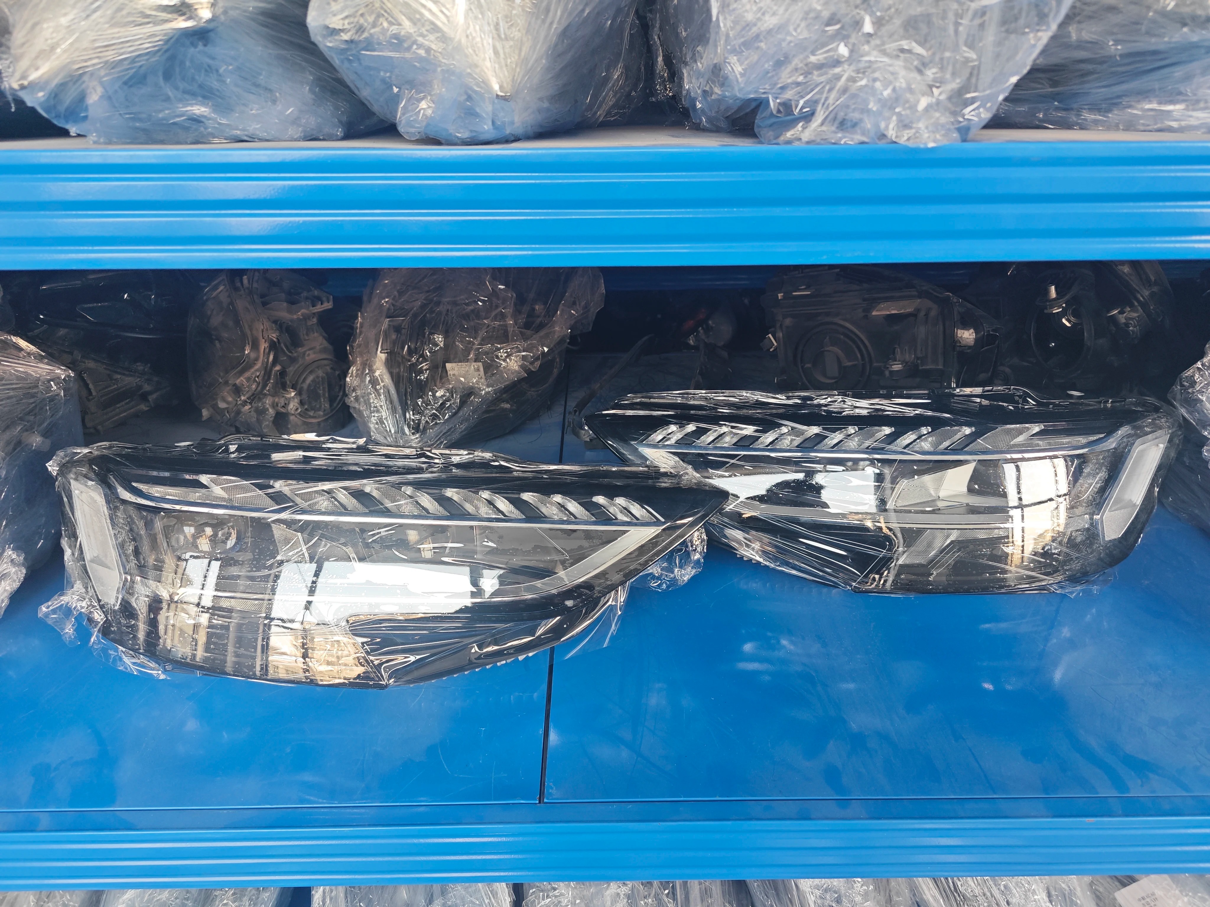 4N0941035C 4N0941036C Original Car Disassembly Original Led Matrix Headlights With Computer Module for  A8 D5 S8 Horch